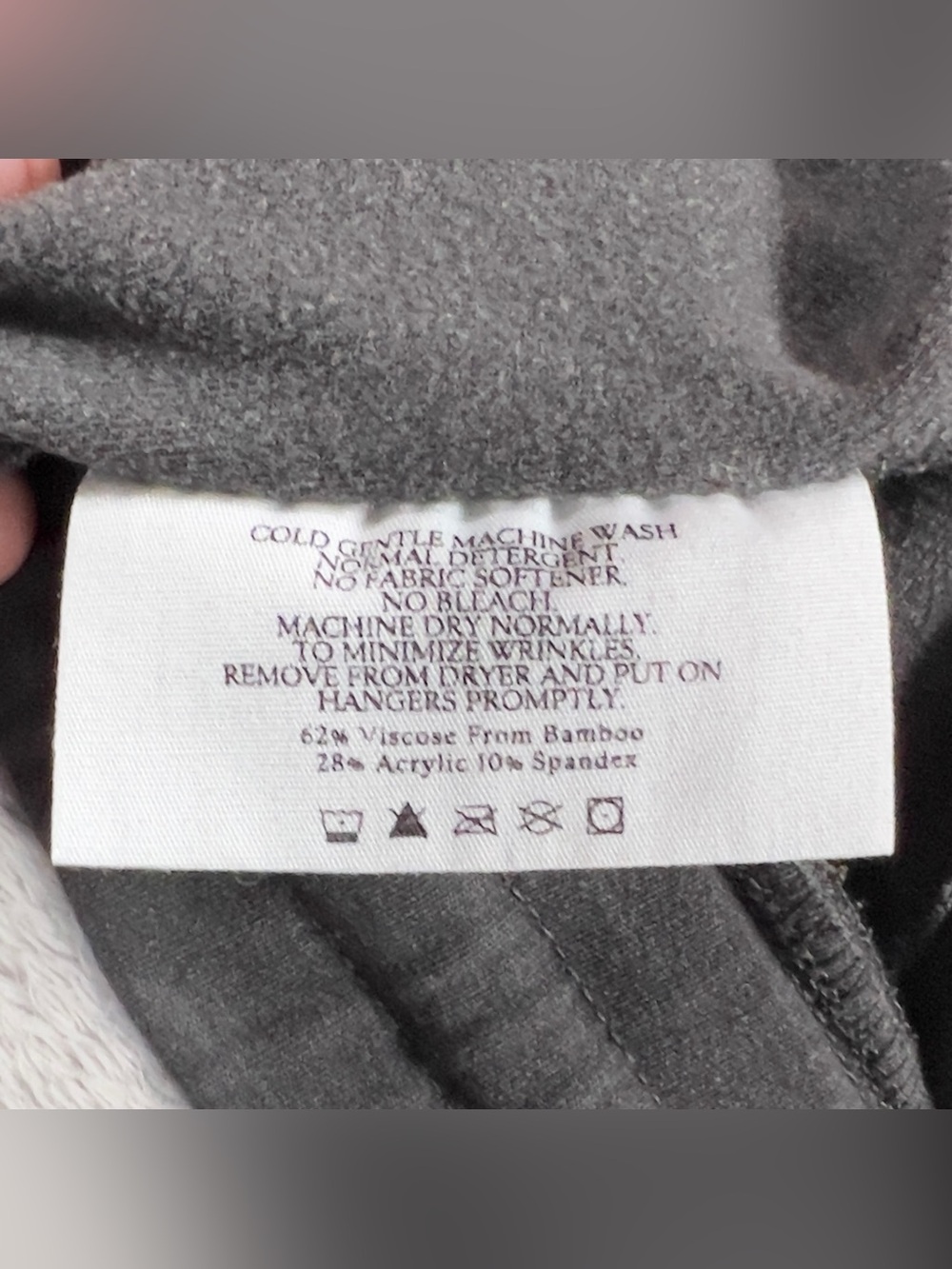 Cozy Earth Brushed Bamboo Joggers Women's Small Charcoal Lounge Pants Comfy Soft - Picture 7 of 11